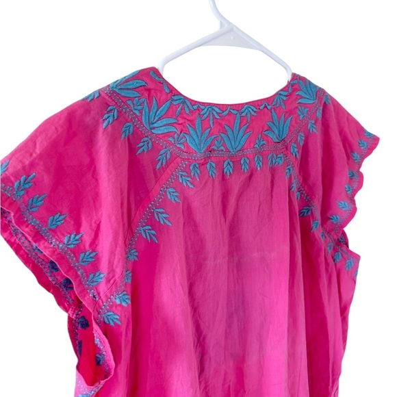 Madison Mathews Pink Embroidered Mini Dress - Picture 8 of 8